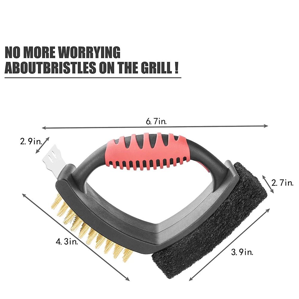 Charis™ - Easy Grill Cleaning with Locked-In Bristles