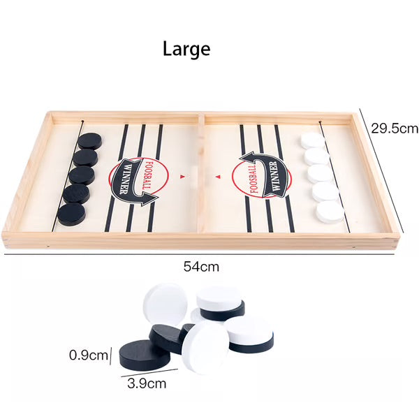 Glideo™ - Fast Two-Player Wooden Target Game