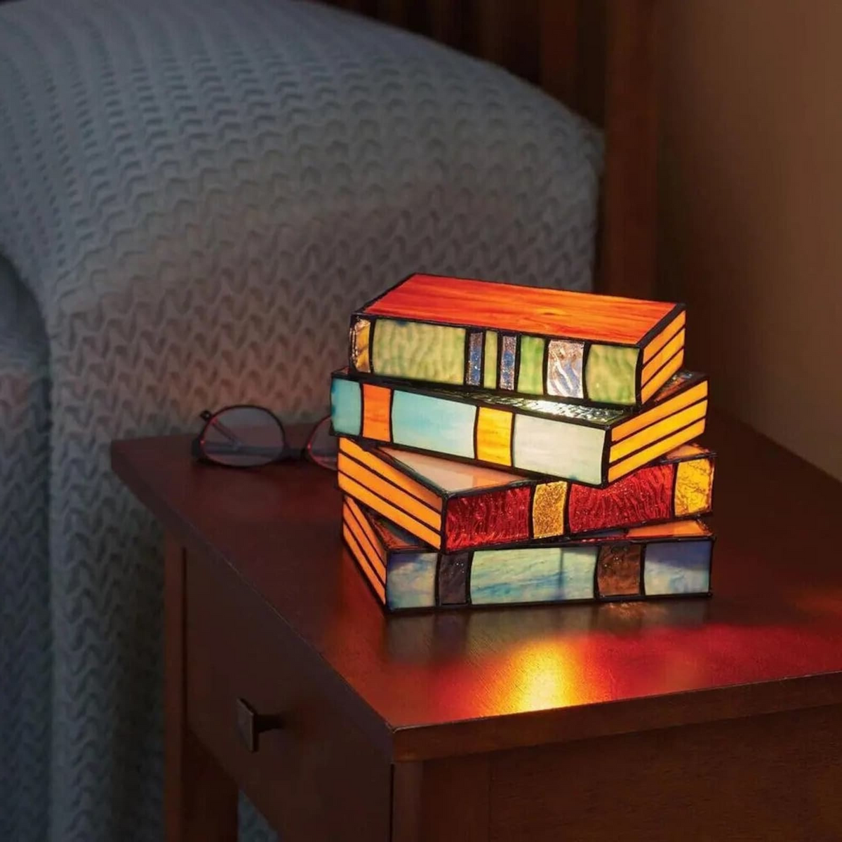 Biblio™ - Warm Stained-Glass Glow for Cozy Reading