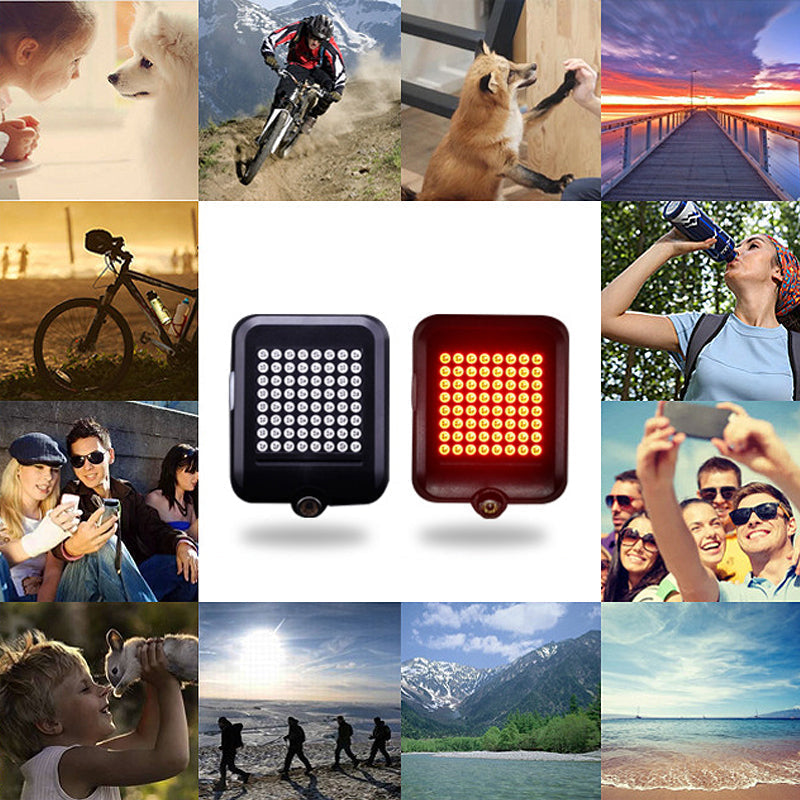 Veloia™ - Motion-Activated Rear Light for Safer Rides