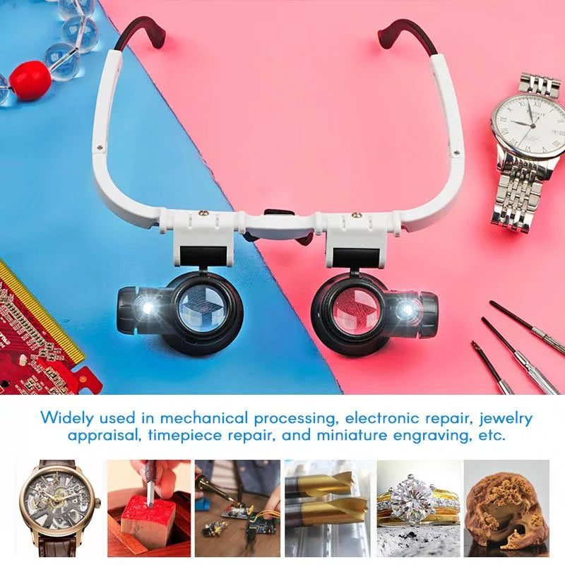 Visaro™ - Hands-Free Precision Magnification for Fine Work