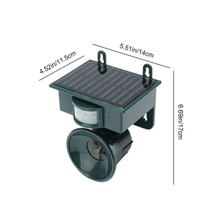 Aviant™ - Motion-Activated Sound Deterrent for Outdoor Spaces