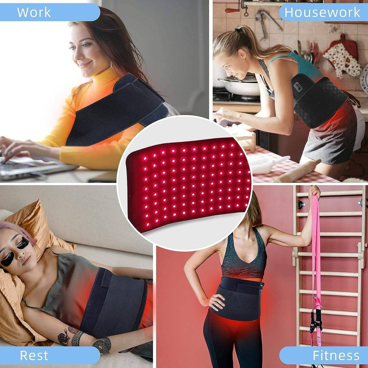 Lumera™ - Targeted Red-Light Wrap for Soothing Relief