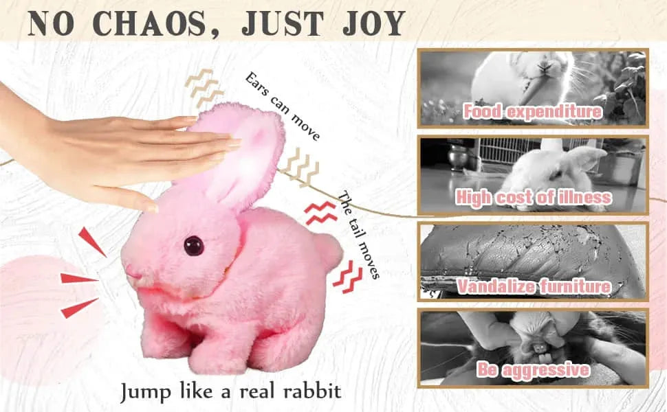 Hoppet™ - Responsive Plush Companion That Hops And Reacts