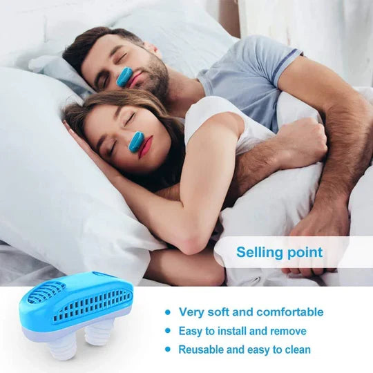 Somnix™ - Compact Nasal Micro-CPAP For Quieter Sleep