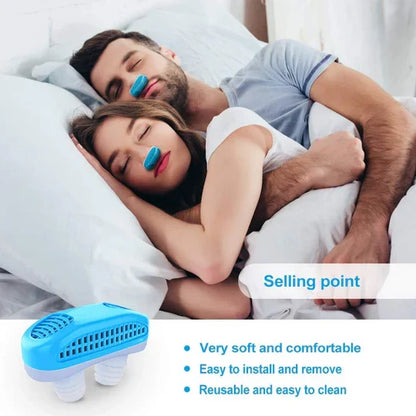 Somnix™ - Compact Nasal Micro-CPAP For Quieter Sleep