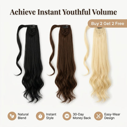 Velira™ - Seamless Wrap Around Ponytail For Effortless Volume