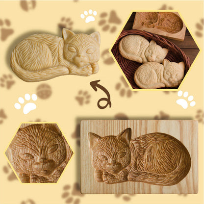 Ovale™ - Two-Piece Beech Cookie Stamp Set