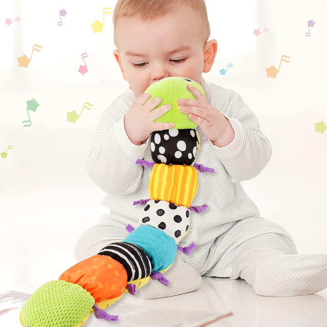 Lumivy™ - Gentle Musical Rattle for Tummy Time Play