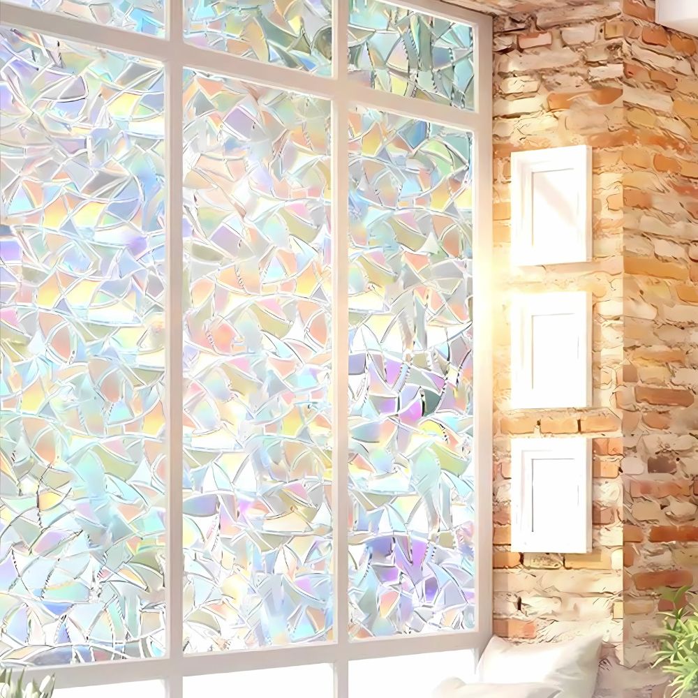 Spectra™ - Soft Frosted Privacy with Rainbow Light