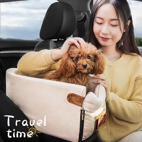 Velara™ - Cozy Armrest Car Seat For Small Pets