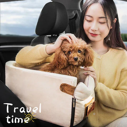 Velara™ - Cozy Armrest Car Seat For Small Pets