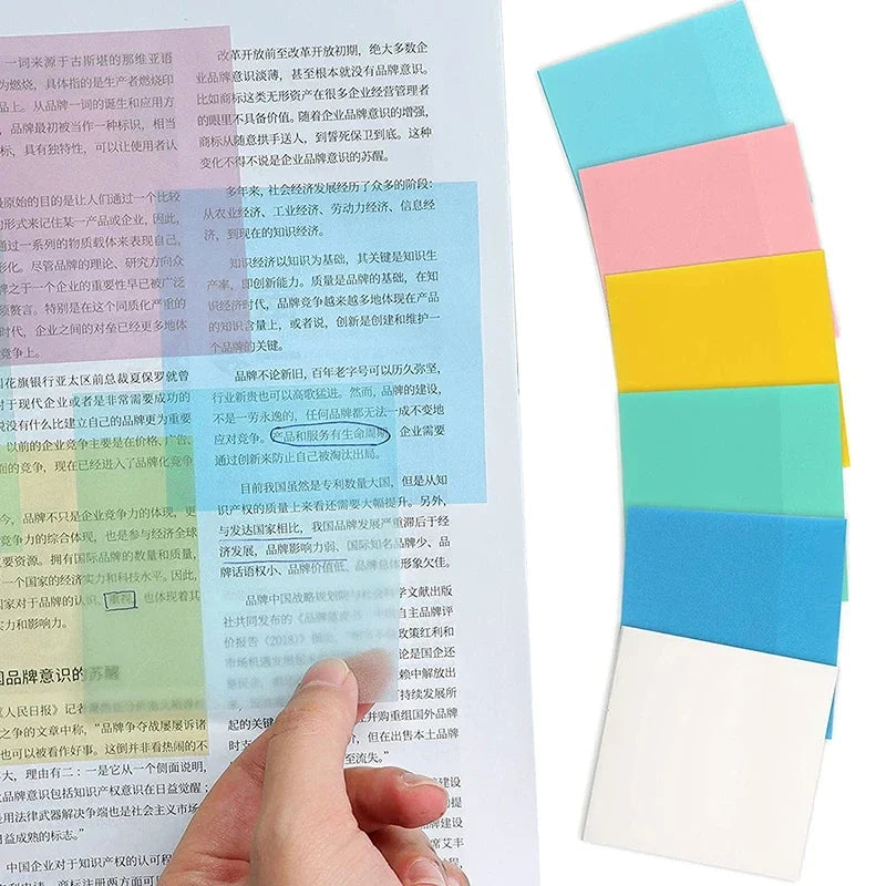 Lucent™ - See-Through Page Markers for Clear Annotation