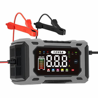 Voltis™ - Smart 12V Charger With Real-Time Voltage Display