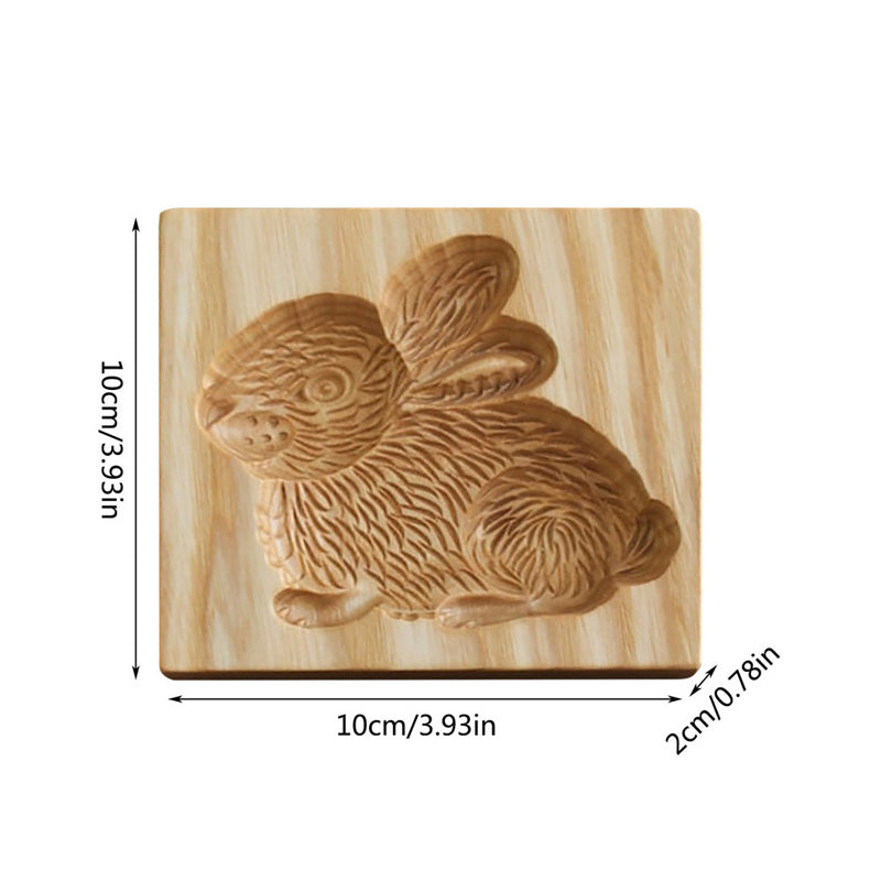 Ovale™ - Two-Piece Beech Cookie Stamp Set