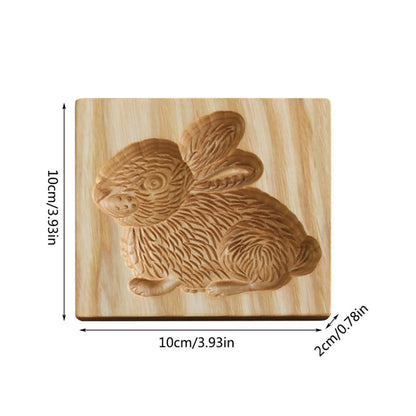 Ovale™ - Two-Piece Beech Cookie Stamp Set