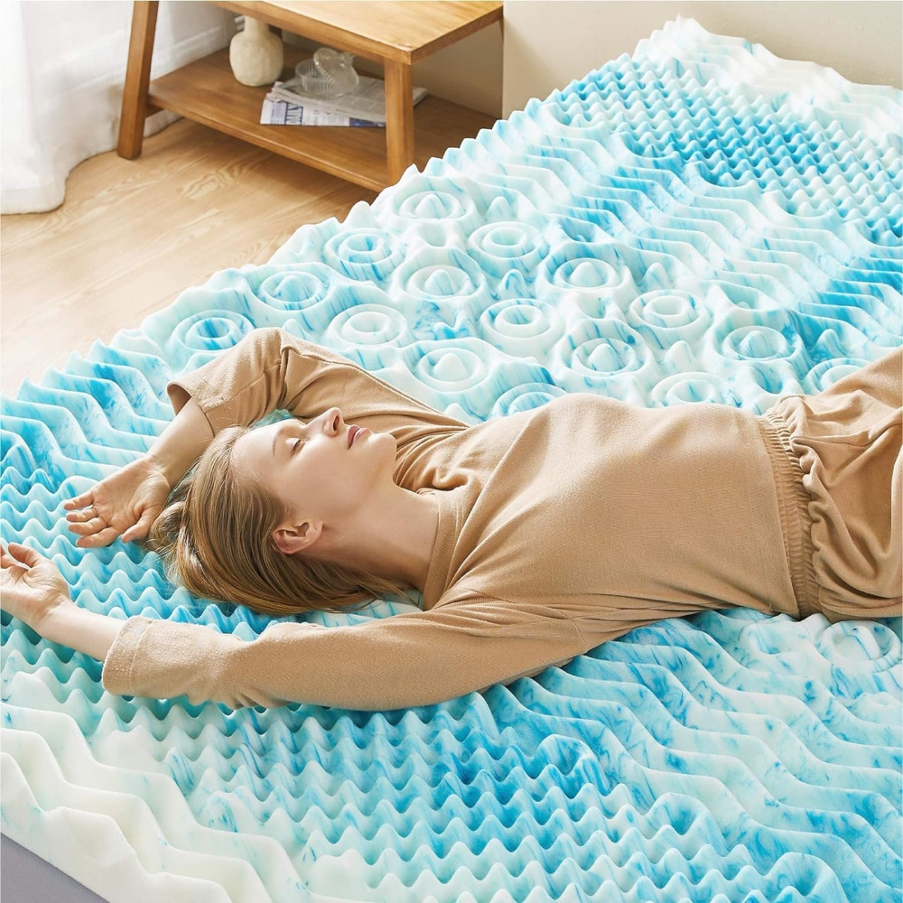 Restiva™ - Adaptive Egg-Crate Comfort for Cooler Nights