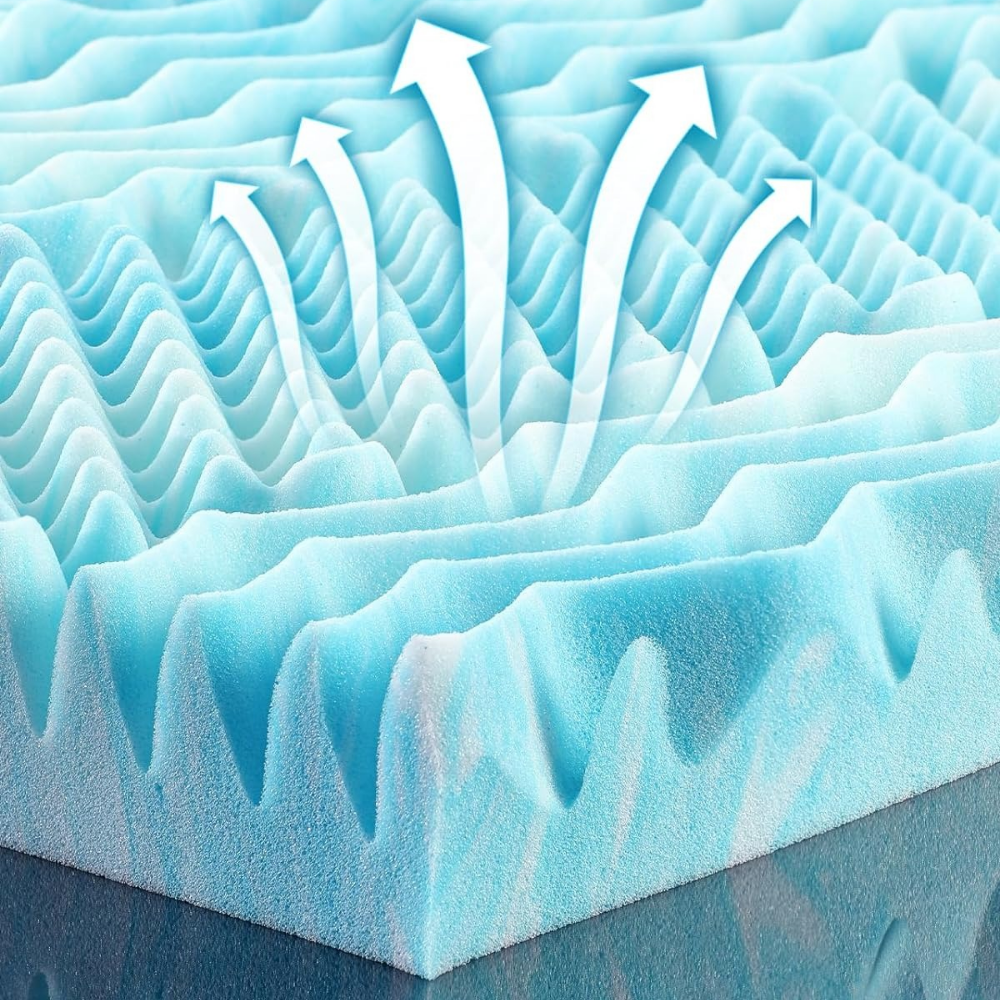 Restiva™ - Adaptive Egg-Crate Comfort for Cooler Nights