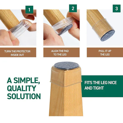 Veloro™ - Quiet Glide Protection For Floors
