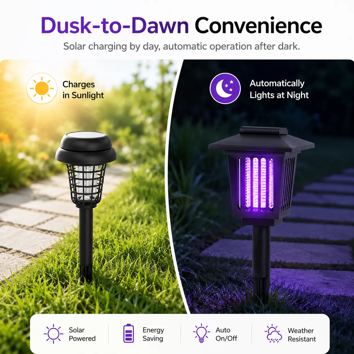 Luminate™ - Mosquito-Free Evenings with Soft Pathway Glow