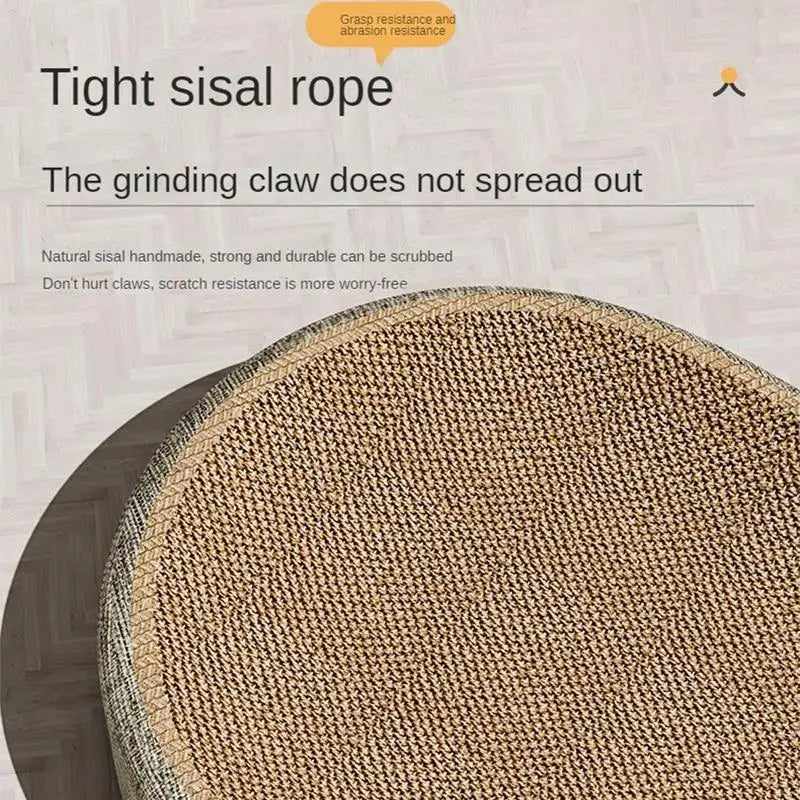 Felixy™ - Contoured Sisal Scratching Bed For Resting Cats