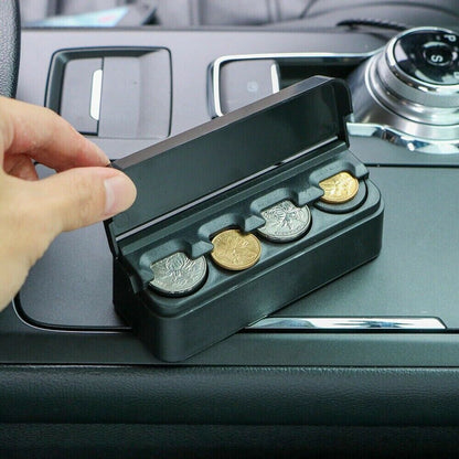 Vaulto™ - Slim Snap Coin Organizer for Vehicles