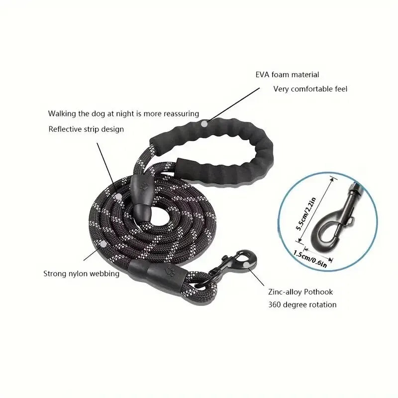 Rovena™ - Reflective Leash For Safer Night Walks