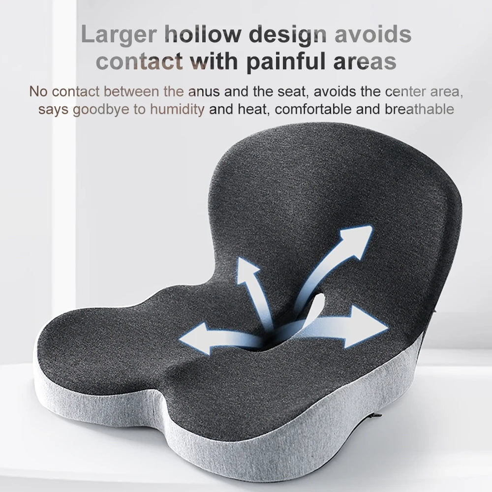 Sitora™ - Contoured Memory Seat Support for Long Sitting