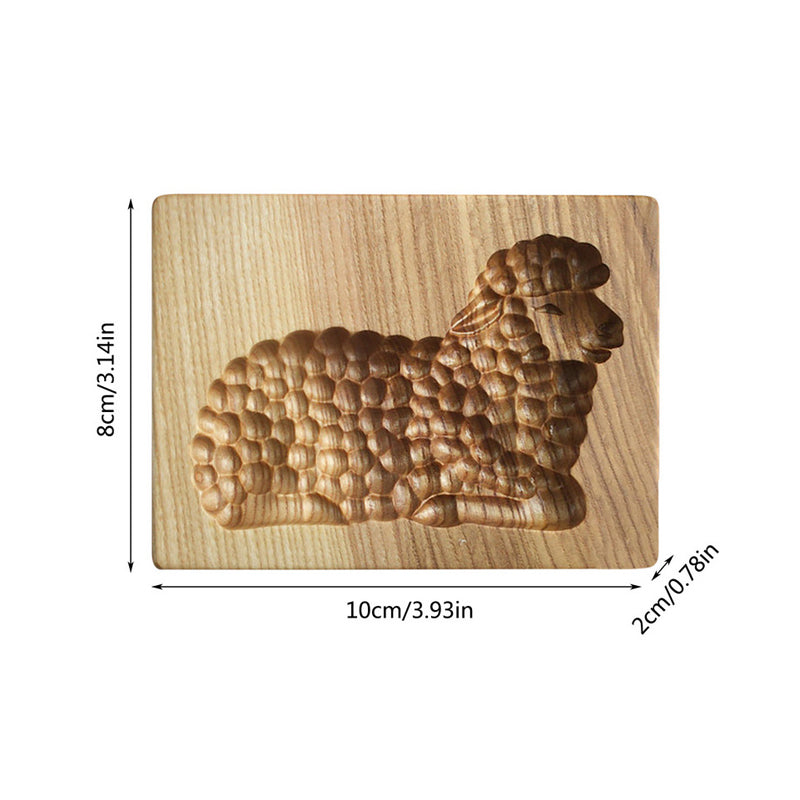 Ovale™ - Two-Piece Beech Cookie Stamp Set