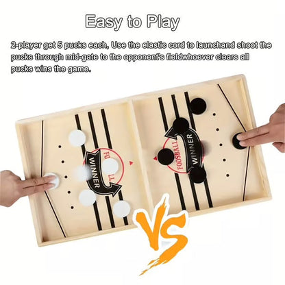Glideo™ - Fast Two-Player Wooden Target Game