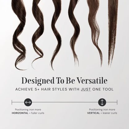 Vellia™ - 2-in-1 Styler For Smooth Curls And Sleek Straightening