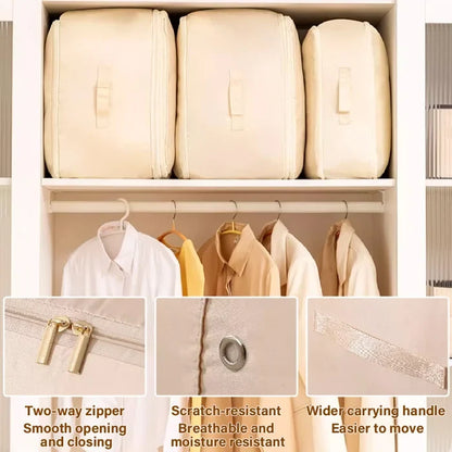 Packly™ - Compresses Bulky Linens for Neat Storage