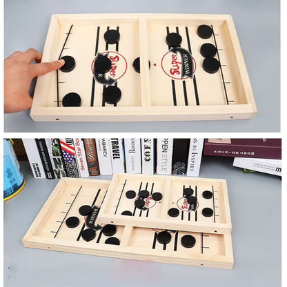 Glideo™ - Fast Two-Player Wooden Target Game