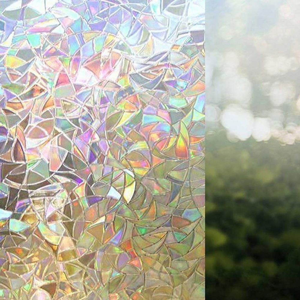 Spectra™ - Soft Frosted Privacy with Rainbow Light