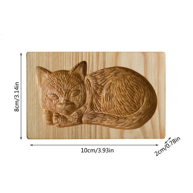 Ovale™ - Two-Piece Beech Cookie Stamp Set