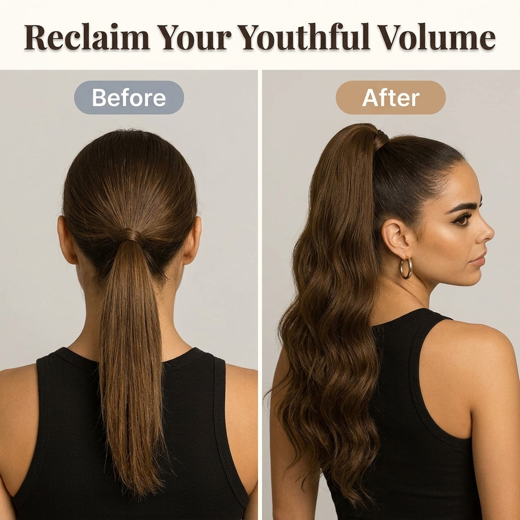 Velira™ - Seamless Wrap Around Ponytail For Effortless Volume