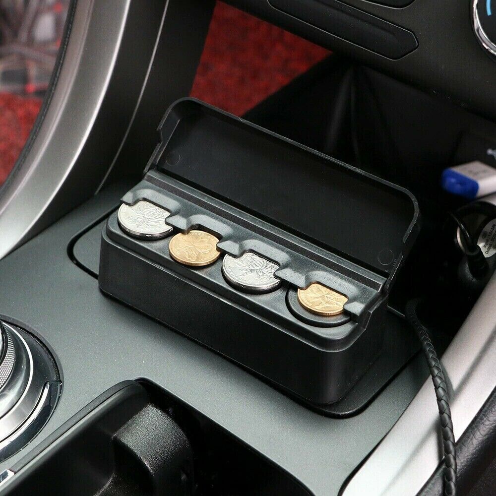 Vaulto™ - Slim Snap Coin Organizer for Vehicles
