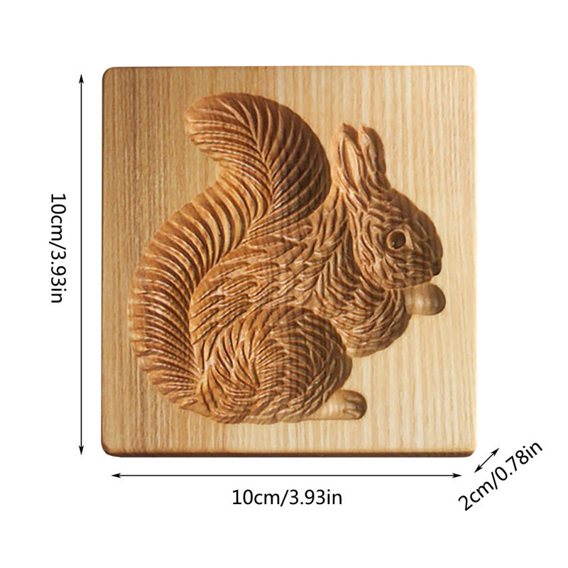Ovale™ - Two-Piece Beech Cookie Stamp Set