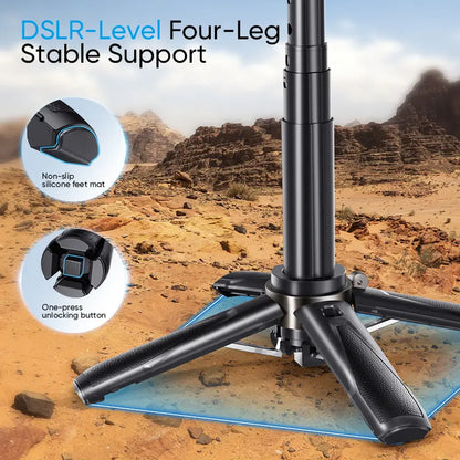 Vantix™ - 4-in-1 Magnetic Selfie Stick for Stable Hands-Free Shots