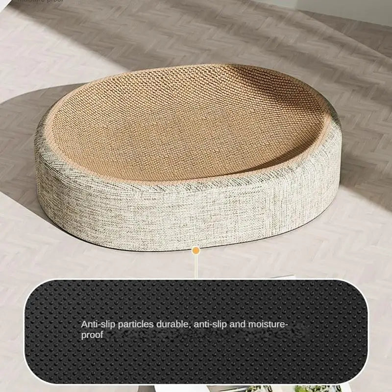 Felixy™ - Contoured Sisal Scratching Bed For Resting Cats