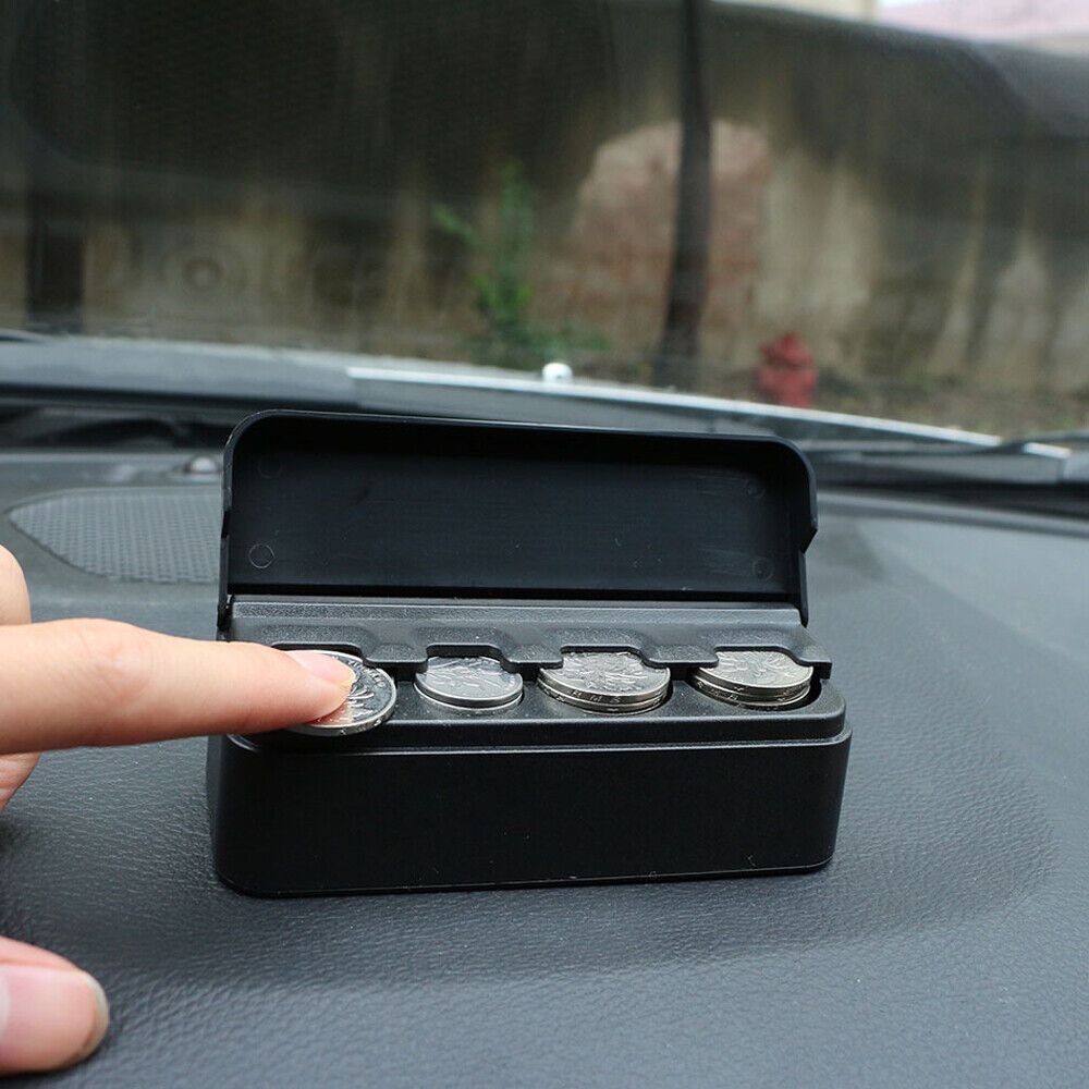 Vaulto™ - Slim Snap Coin Organizer for Vehicles