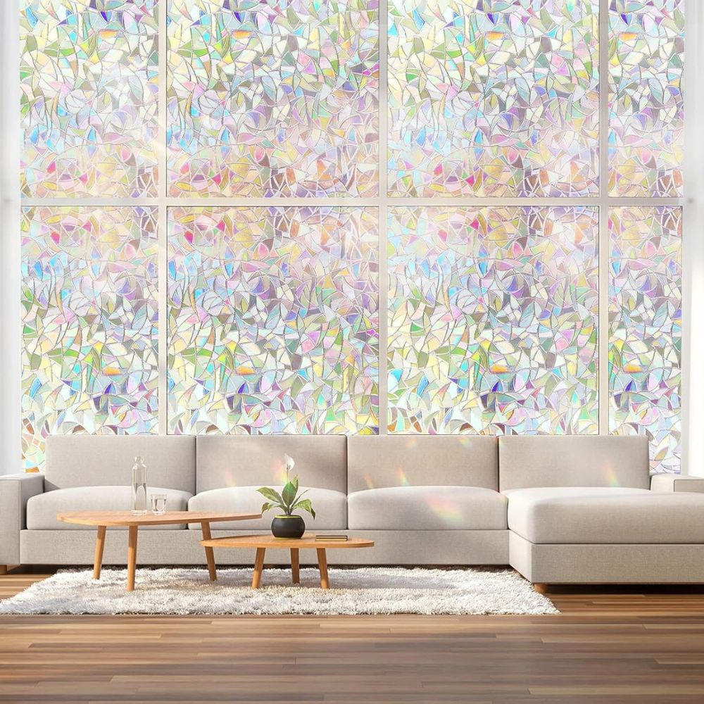 Spectra™ - Soft Frosted Privacy with Rainbow Light