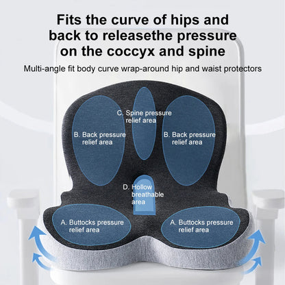 Sitora™ - Contoured Memory Seat Support for Long Sitting