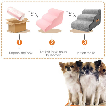 Stepet™ - Gentle Incline Steps For Small Dogs