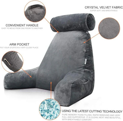 Avenna™ - Plush Support for Reading and Lounging Comfort