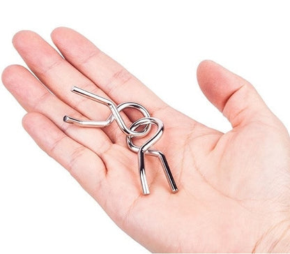 Clevor™ - 36 Metal Brain Teasers for Focused Hands-On Play