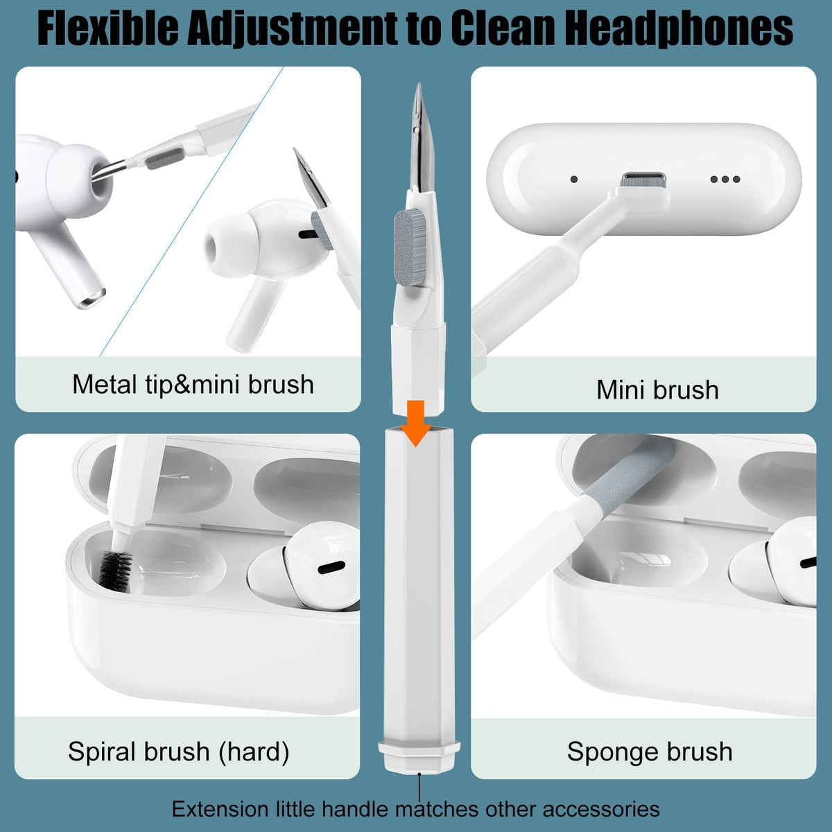 Cleano™ - Precision Cleaning For Keyboards And Earbuds