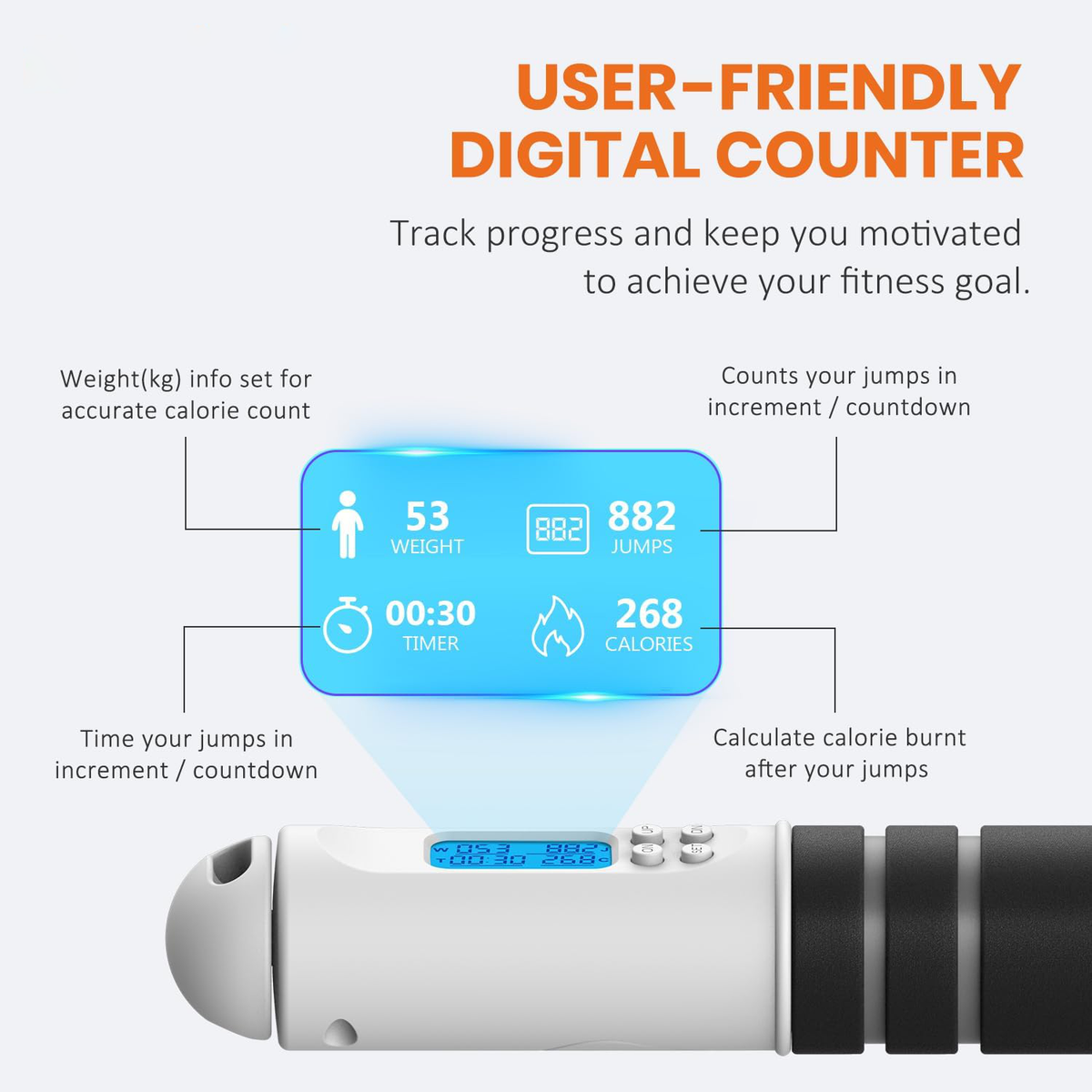 Skippa™ - Real-Time Jump Count And Calorie Tracking