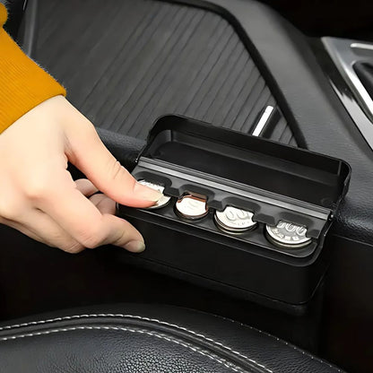 Vaulto™ - Slim Snap Coin Organizer for Vehicles