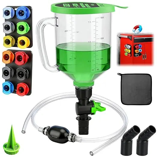 Vessix™ - Threaded Adapter Funnel Set for Clean Oil Filling